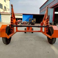 手搖式升降電纜放線車 帶剎車電纜拖