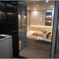 透光率智能霧化玻璃 雙層鋼化夾膠 寫