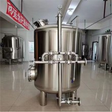 安國鴻謙不銹鋼機械多介質過濾器污水處理設備除鐵除錳