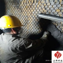 武漢龜甲網防磨膠泥施工 膠泥龜甲網
