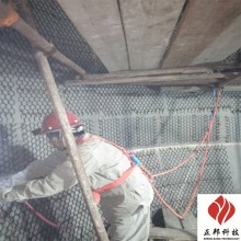 河南耐磨膠泥使用方法 旋風筒龜甲網