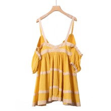 IRENENA女裝溫碧霞自創品牌碎花小清新短裙V領短分袖連