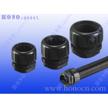 尼龍軟管防水接頭 尼龍擰緊式軟管直接頭 防水型塑料軟