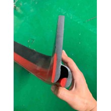 無(wú)動(dòng)力降塵導(dǎo)料槽防溢裙板 皮帶機(jī)護(hù)皮 耐磨聚氨酯橡膠