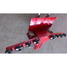 滑觸線翻板機構