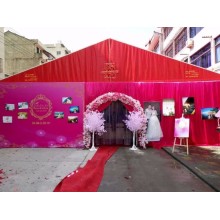 長三角婚宴篷房定制 | 透明星空頂+全鮮花裝飾，容納500人宴會，江浙滬包郵區次日達