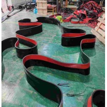 擋煤皮子生產(chǎn) 雙層耐磨聚氨酯板 不銹