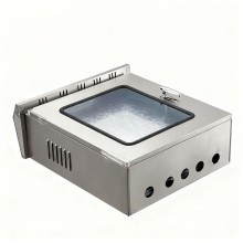 蘇州雙層門室外防水防雨配電箱鈑金加