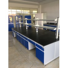 實驗室家具生產廠商、鋼木化驗室操作臺、全